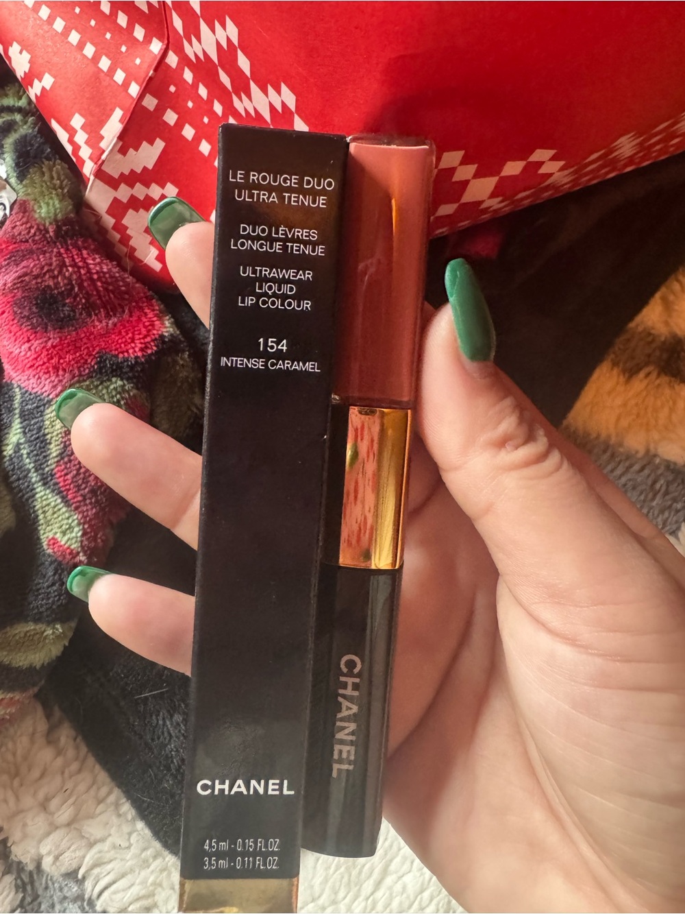 CHANEL Le Rouge Duo Ultra Tenue - Intense Caramel Brown